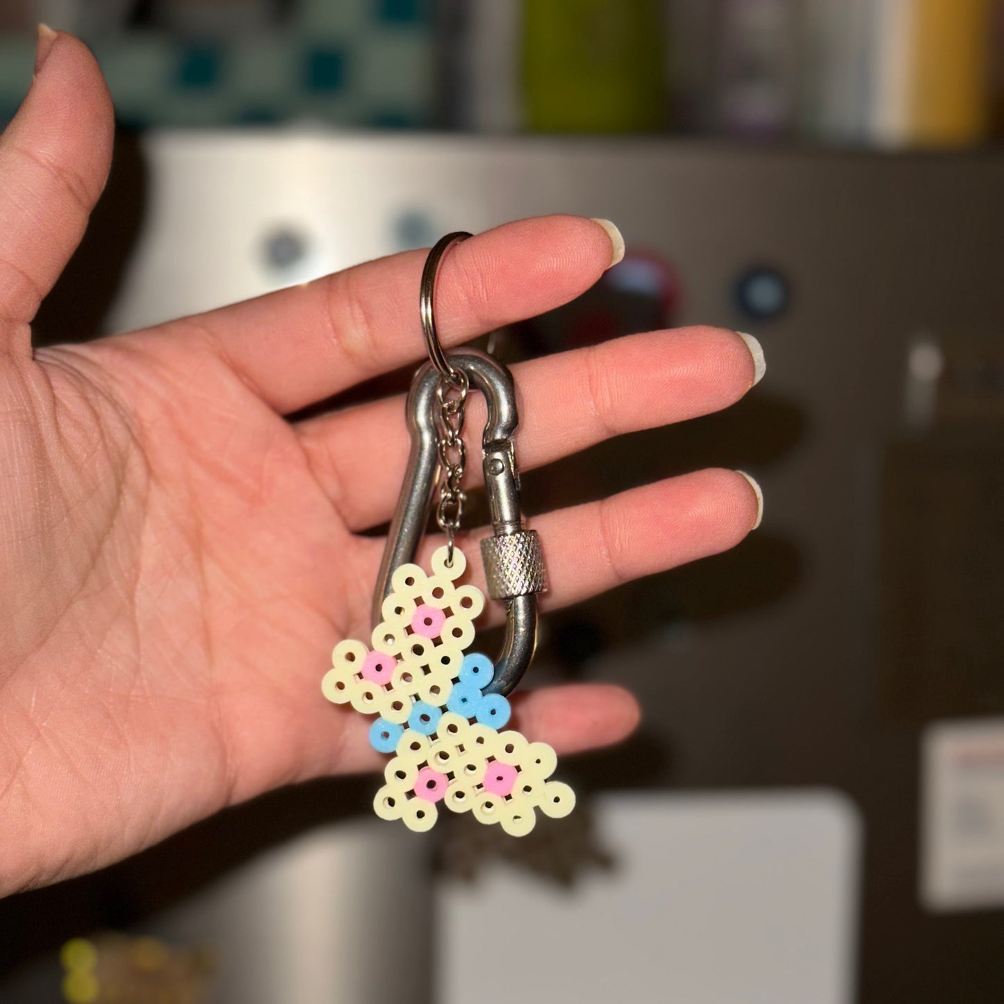 Butterfly Baby Carabiner Keychain