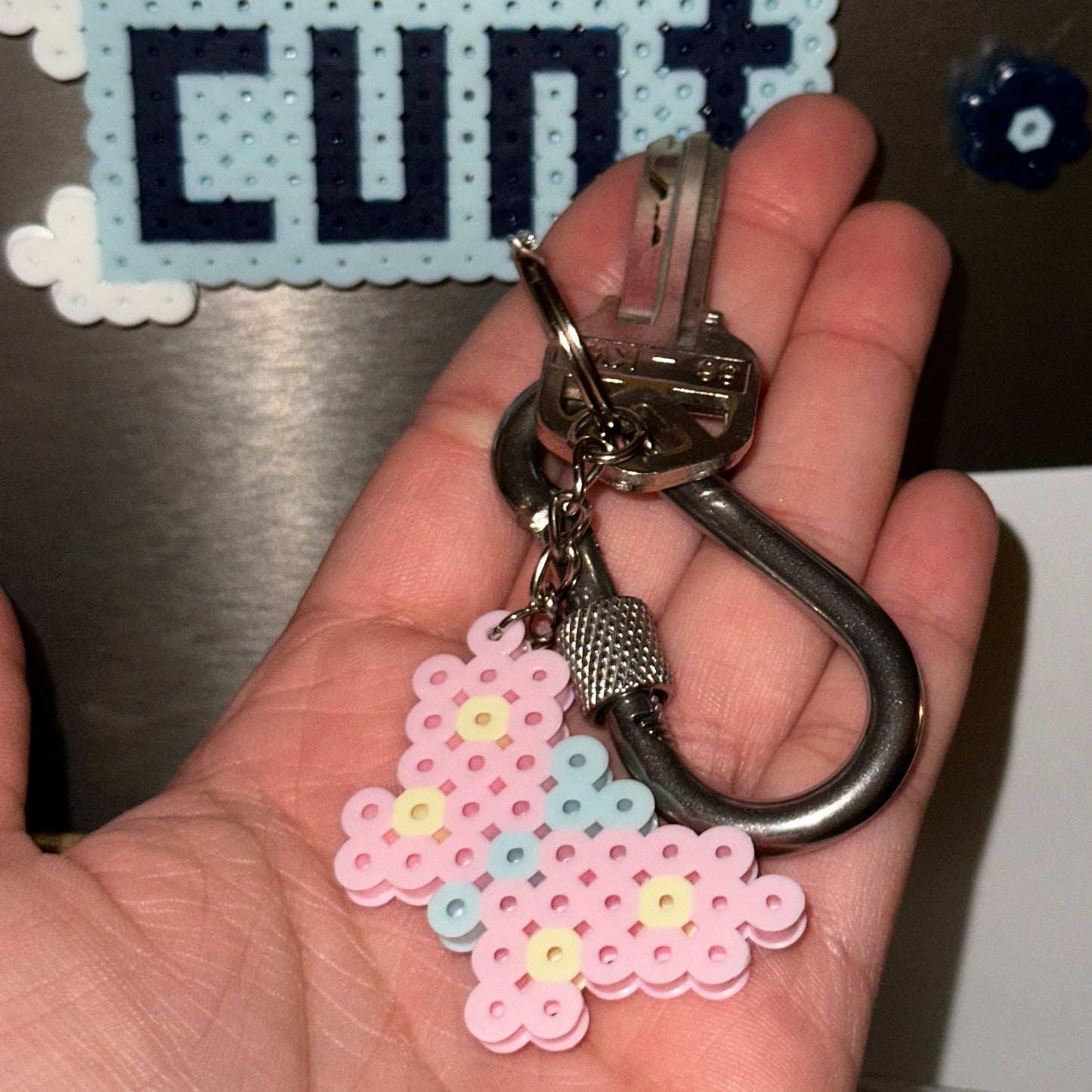 Butterfly Baby Carabiner Keychain